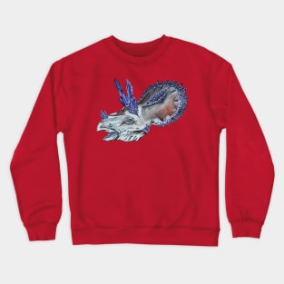 Triceratops Geode Crewneck Sweatshirt